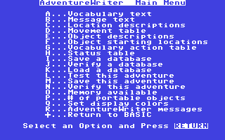 Screenshot for AdventureWriter