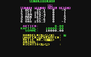 Screenshot for Aktienbörse