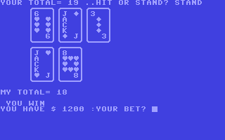 Screenshot for Blackjack