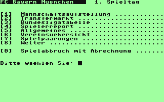 Screenshot for Bundesliga 86/87