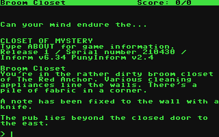 Screenshot for Closet of Mystery