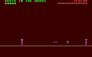 Screenshot for Droid in the Woods vs. Zeglar, A