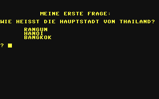 Screenshot for Erdkunde-Quiz