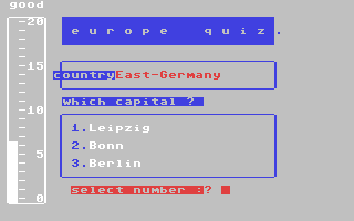 Screenshot for Europe Quiz