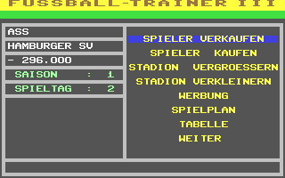 Screenshot for Fußball-Trainer III