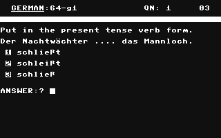 Screenshot for GCE'O'Level - German
