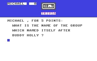 Screenshot for Game of Trivia, The - Entertainment Trivia
