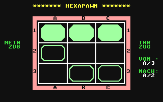 Screenshot for Hexapawn