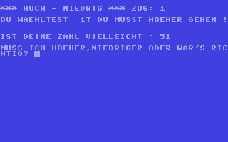 Screenshot for Hoch niedrig