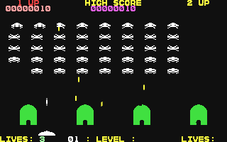 Screenshot for Invaders 64
