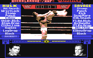 Screenshot for MicroLeague/WWF Wrestling