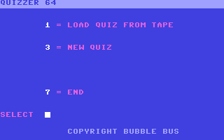 Screenshot for Quizzer 64