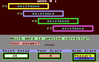 Screenshot for Spelling Demons