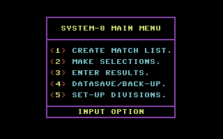Screenshot for System 8 - The Pools Predictor