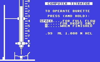 Screenshot for Titration