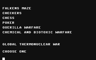 Screenshot for War Games v2.2