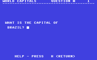 Screenshot for World Capitals Quiz