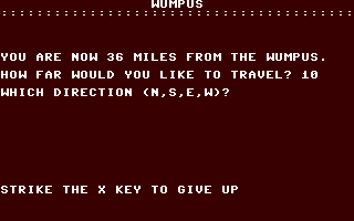 Screenshot for Wumpus
