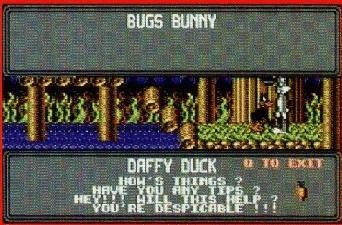 Bugs Bunny appears as a static character in level 6 'The Forest'